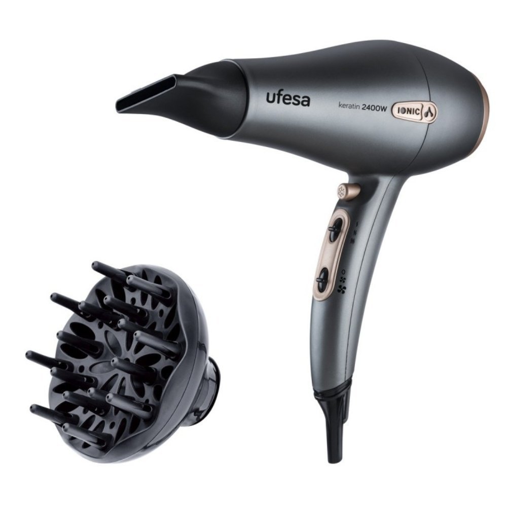 UFESA HAIR DRYER 2400W BLK SC8470 KERATIN UFESA HAIR DRYER 2400W BLK SC8470 KERATIN